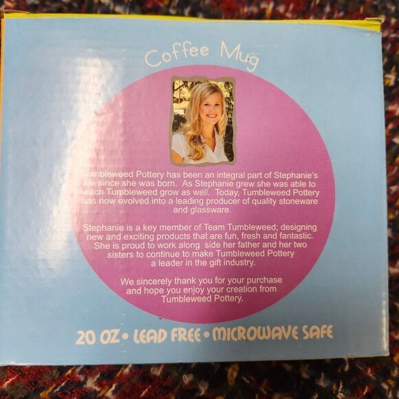 Tumbleweed Pottery Unique Snarky Mug - New - Picture 7 of 9